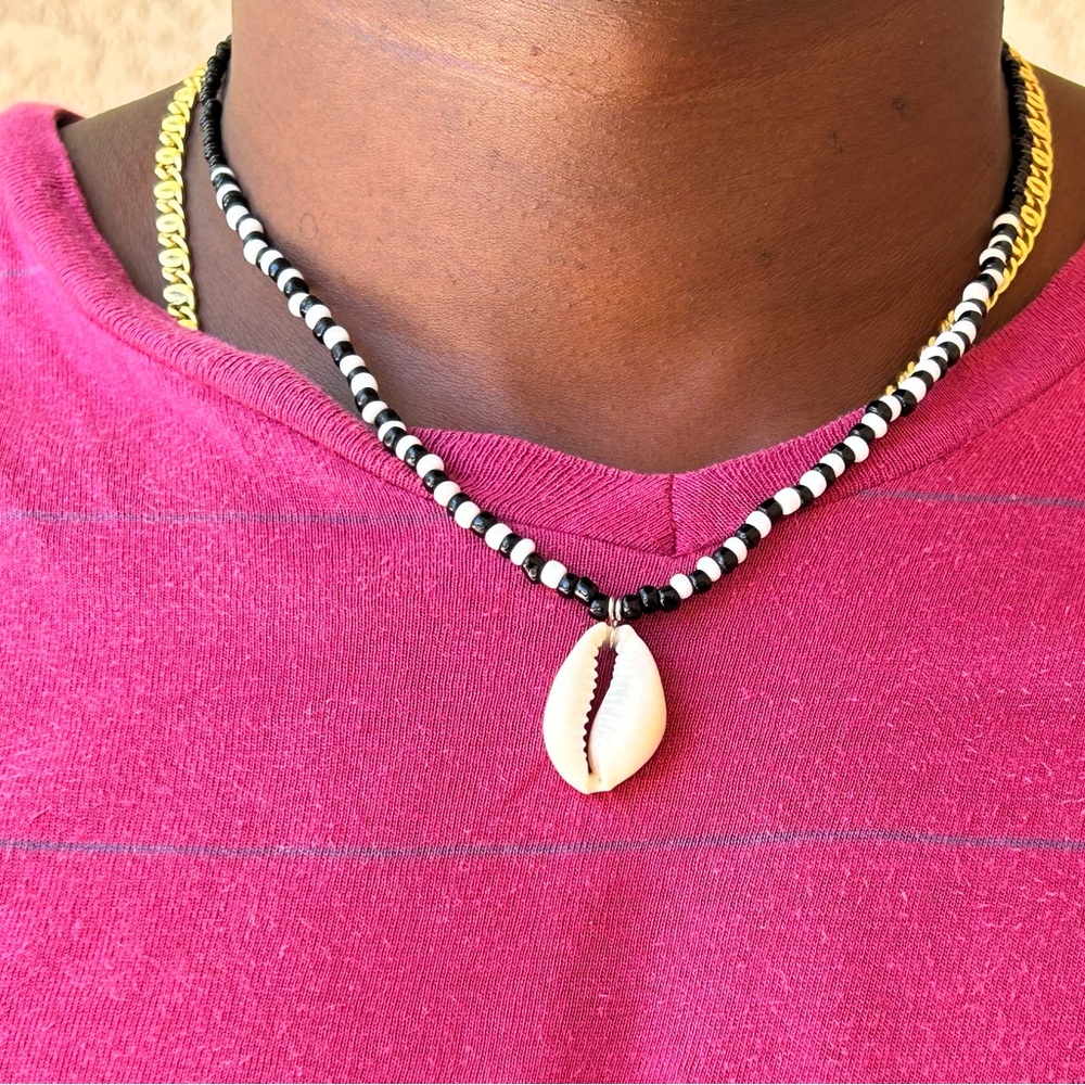 💯 Authentic West African Cowrie shell Necklace,Benin made